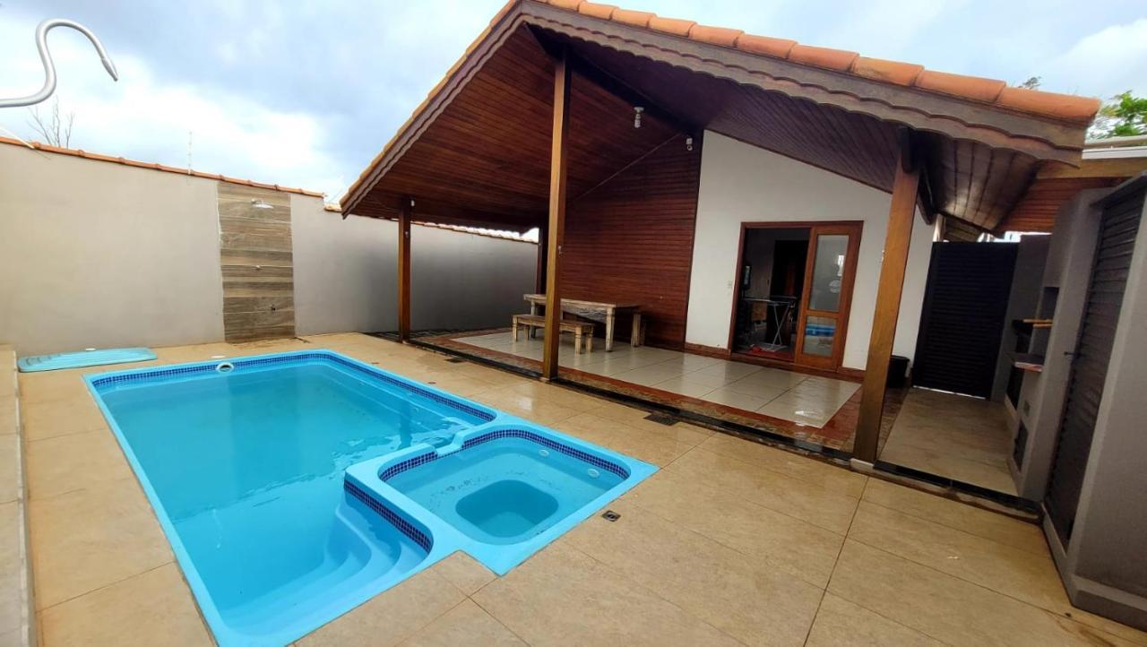 Casa Em Brotas Com Piscina E Churrasqueira エクステリア 写真